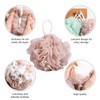 Pack of 4 Shower Puff Bath Sponge - Extra Soft