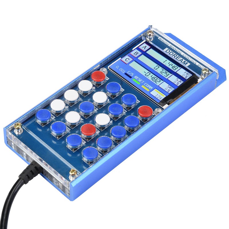 6 Axis Mach3 Digital LCD Display Hand Manual Control Box