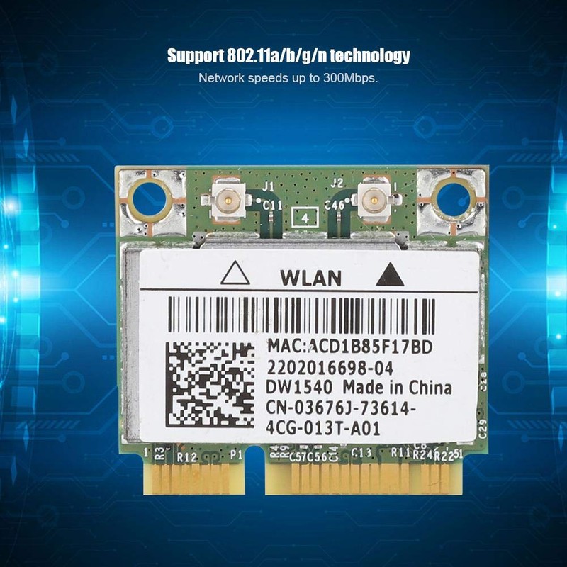 Dell Broadcom BCM943228HM4L DW1540 Wireless Network Card 300Mbps 2.4/5GHz Dual
