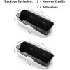 2-Pack Shower Caddy, Separable Shower Organizer, No Drilling Double Layer