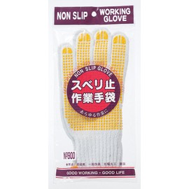 Otafuku Gloves Anti-Slip Gloves (7 Gauge, Anti-Slip: PVC) #900 Free