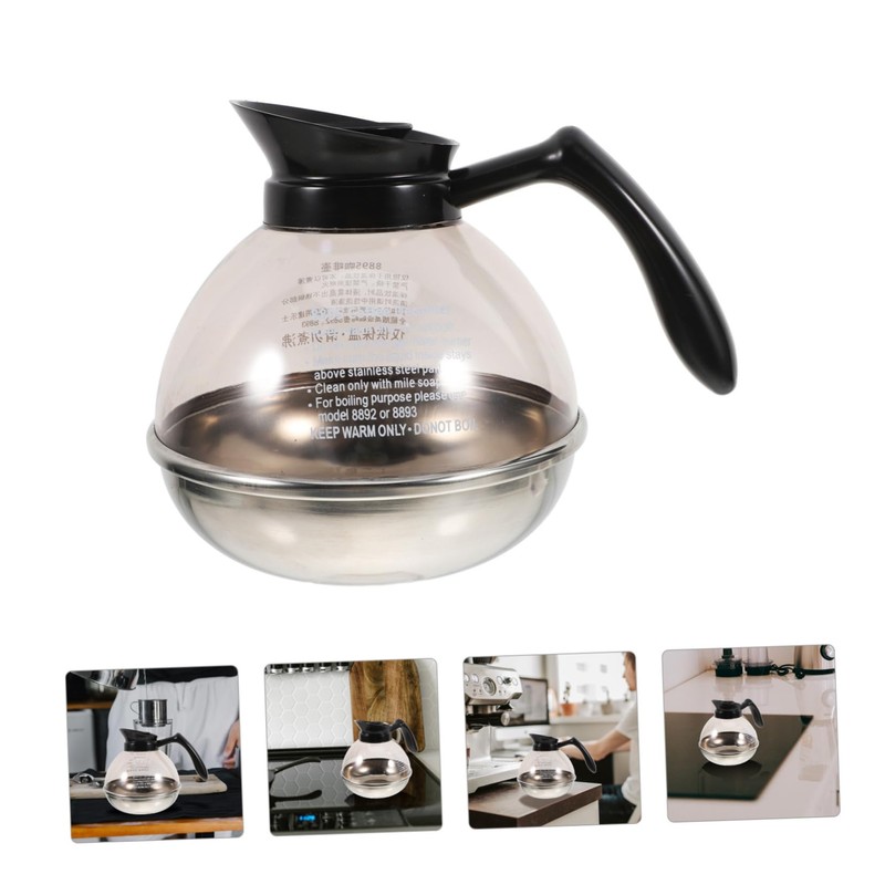 LABRIMP Stainless Kettle with Ergonomic Handle Induction Compatible Camping Coffee
