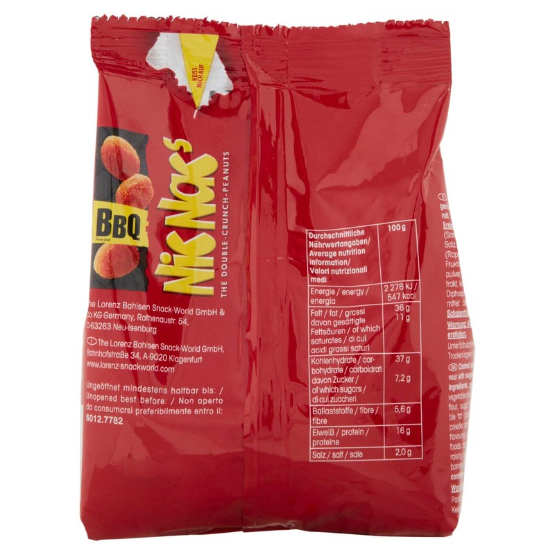 Lorenz Barbecue Double Crunch Peanuts (Pack of 2)