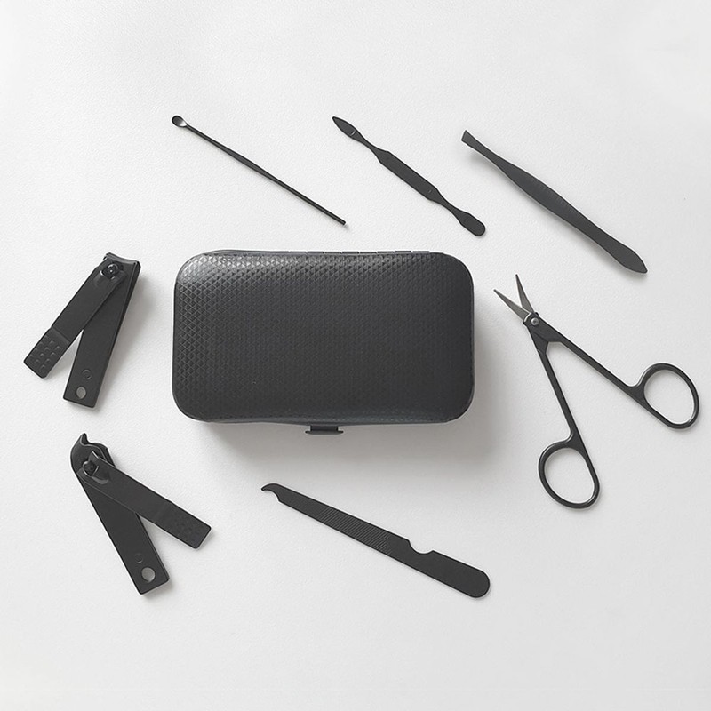Yuzbee Yuzbi Carbon Black Nail Care 7-Piece Set