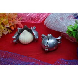 Garden Of Arts Modak Maker Mould Aluminum for Ganpati, Diwali, Dasra, and Other Festival Set of 2