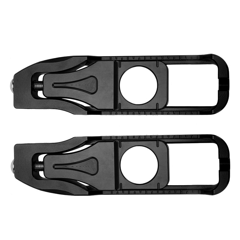 Pair Motorcycle Left Right Chain Adjusters Tensioners Replacement for Yamaha