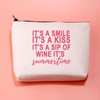 Hawaiian Cosmetic Bag It's A Smile It's A Kiss It's