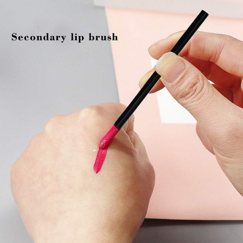 Pimoys Lip Brushes, 200Pcs/Set Disposable Lip Brushes Make Up Brush