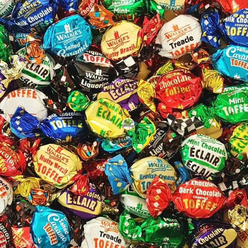 Walkers' Nonsuch Assorted Toffees & Chocolate Éclairs | 5.51 lbs