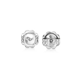 Ross-Simons Italian 14kt White Gold X-Large 9mm Earring Backings
