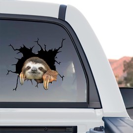 Farm Animal Stickers Sea Animal Sticker Zoo Animal Decal Cute Face Car Decal (Sloth Stickers)