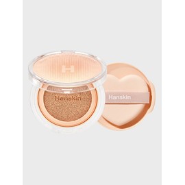 Hanskin Nudie Thin Cover Cushion Original 11g + Refill 11g (Pure Cream Pure Beige) / 한스킨 누디씬 커버 쿠션 본품 11g + 리필 11g (퓨어크림퓨어베이지)