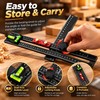 Adjustable Aluminum Metric Layout and Drilling Positioning Ruler