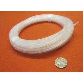 Unbranded LLDPE Tubing .125" (1/8") OD x .062" (1/16") x 1/32" Wall 50 Ft Coil, Natural