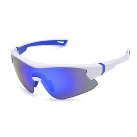 maivnz Youth Baseball Sunglasses for Boys Kids Age 8-14 Girls Softball Sunglasses UV400 Cycling Glasses Shield Lenses