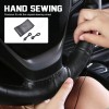 CHUSYYRAY 15" Steering Wheel Cover Genuine Leather for Chevy Suburban