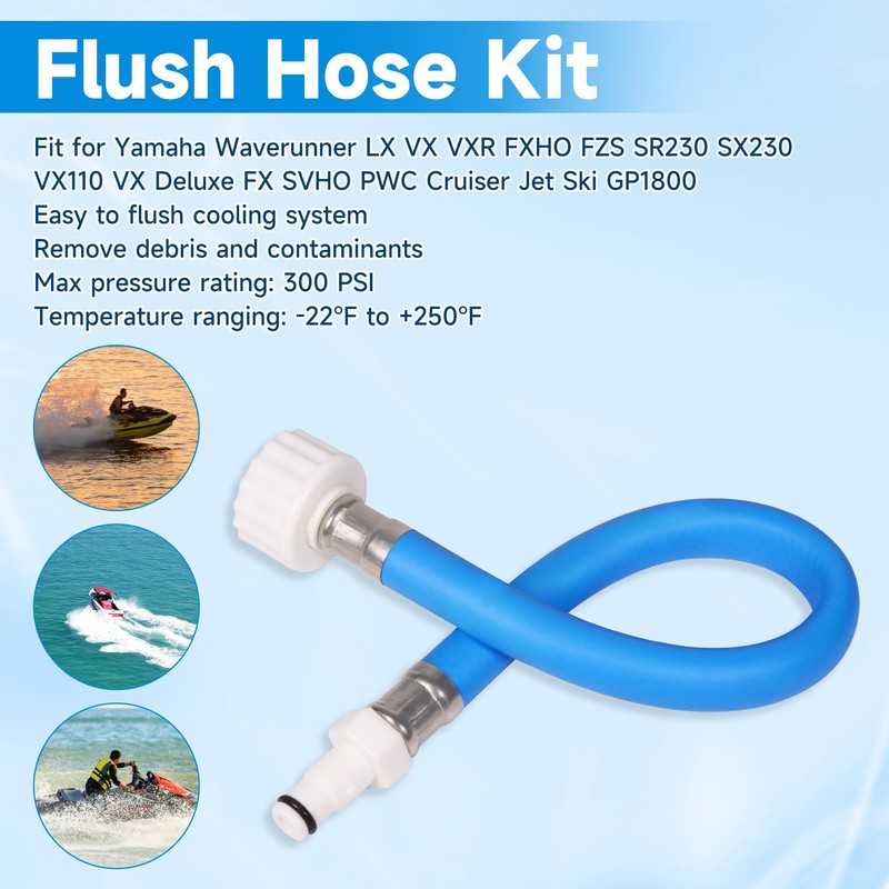 Flush Hose Kit for Yamaha Waverunner LX VX EXR VK