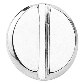 Tiardey 30 Set Chicago Screws Slotted Binding Bolts Rivets M4 10mm Flat Head Bevel Nuts With Slotted Male Pin Screws For Belts Scrapbook Albums Silver