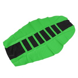 X AUTOHAUX Motorcycle Dirt Bike Seat Cover Anti Slip Seat Cushion Green Black