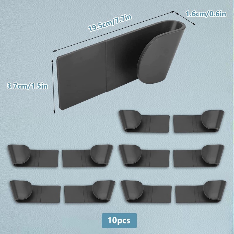 Pan Lid Holder, 10Pcs Pot Lid Holder Racks Wall Mount
