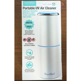 NuvoMed 1 PIECE - NUVOMED AIRCARE PORTABLE UV AIR CLEANER NEW IN BOX -WHITE