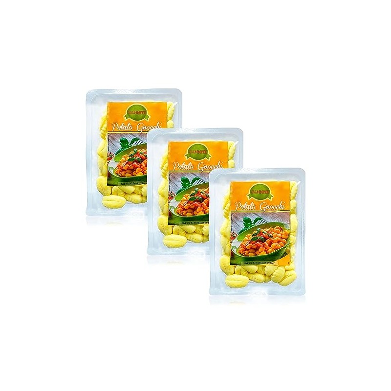 Sanniti Imported Italian Potato Gnocchi 17.5 oz (Pack of 3)