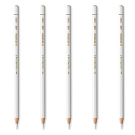 STABILO All Watercolour Effect Pencil - Pack of 5 - White