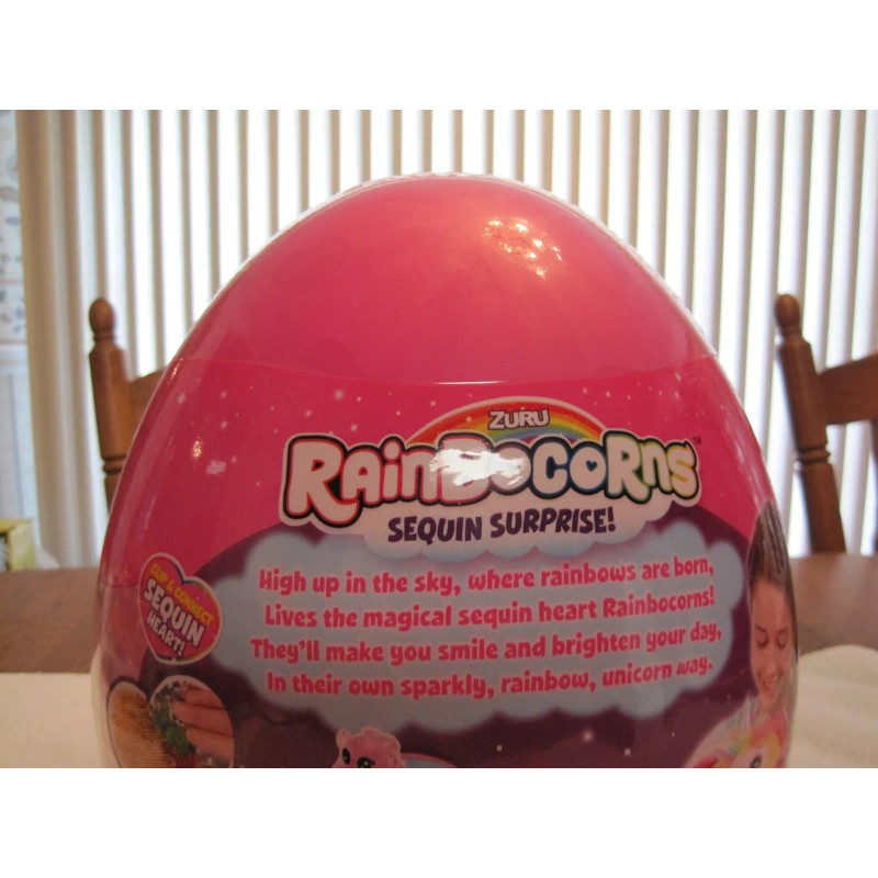 ZURU 2018 ZURU RAINBOCORNS GOLD SEQUIN SURPRISE PURPLE HORN--NEW--FAC