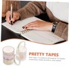 Operitacx 6 Rolls Hot Stamping Washi Tape Studio Refills DIY