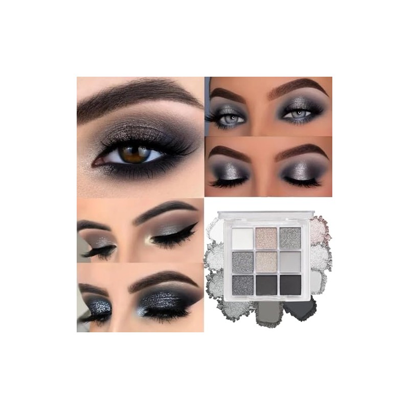 Paletas de Sombras de Ojos 9 Coloridas Maquillaje de Halloween