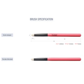 Mustaev Easy Point Blending Elasticity Brush Dichocolate BNS / 머스테브 이지고 포인트 블렌딩 탄력 브러쉬 디초콜렛 BNS