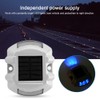 2pcs 6 LED Solar Road Stud Lights Ground Garden Lawn