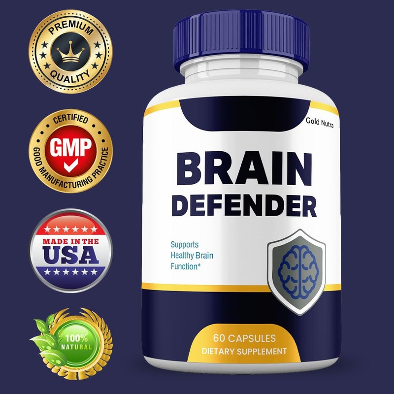 Brain Defender Supplement Pills, Brain Defend All Natural Brain and
