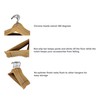 Cedar Finish Non-Slip Bar Hanger (Set of 5)
