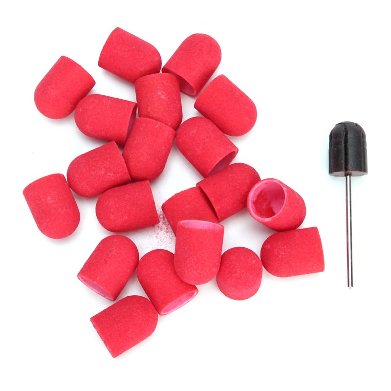 Nail Sanding Band Drill Bit Nail Art Polishing Sanding Cap