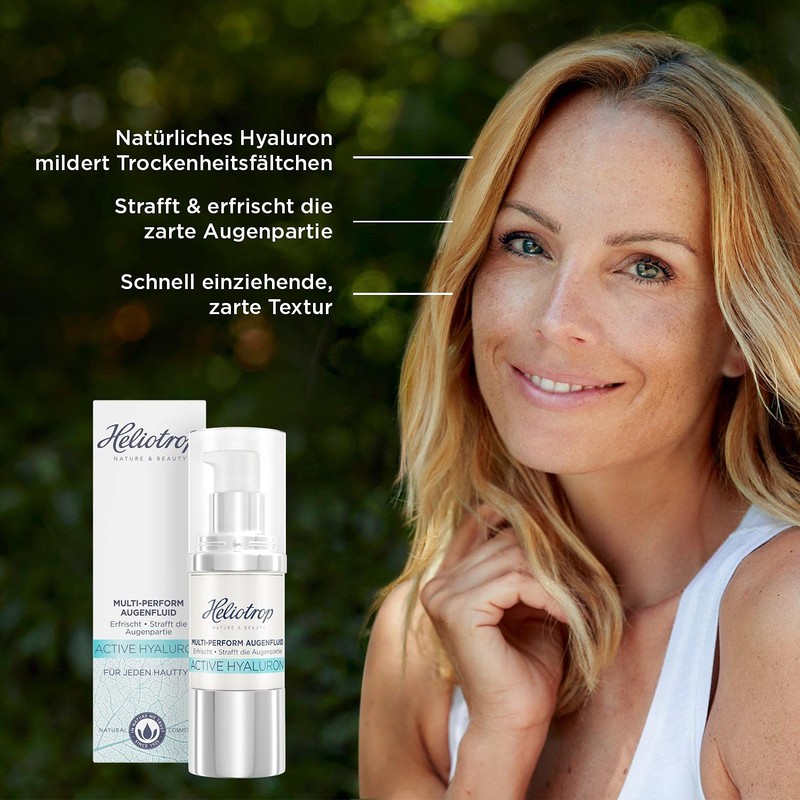 Heliotrop Anti-Ageing Eye Cream for All Skin Types, Vegan Natural