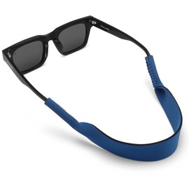 Dollger Neoprene Classic Eyewear Retainer - Durable Floating Sunglasses Sport Strap for Sports Outdoors Water Activities Adventures, Fit Most Glasses