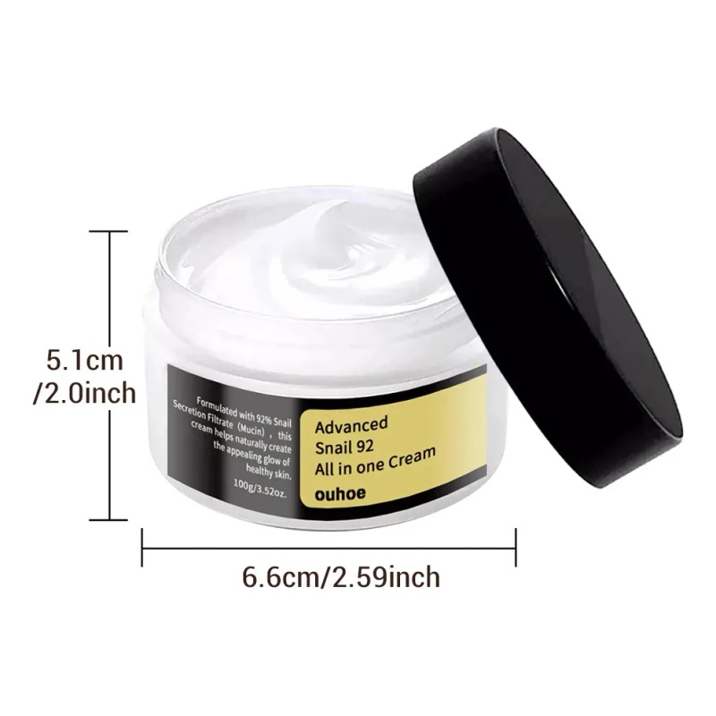 Crema Hialurónica Hialurónica Hidratante Caracol Facial