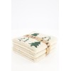 Cawö Home Flannels Christmas Edition Christmas Trees 794 Natural Green