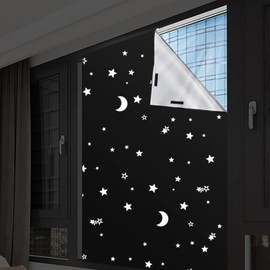 OLSON DEEPAK Portable Blackout Curtain, Temporary Window Blind with Velcro, 200 x 145 cm, Customisable Size, Indoor and Outdoor Use