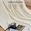 Wavve High-Quality Microfibre Fleece Blanket, 4-Season, Soft, Fluffy, Warm, Cuddly