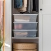 IRIS USA 33 Qt Plastic Under Bed Storage Organizer Bin
