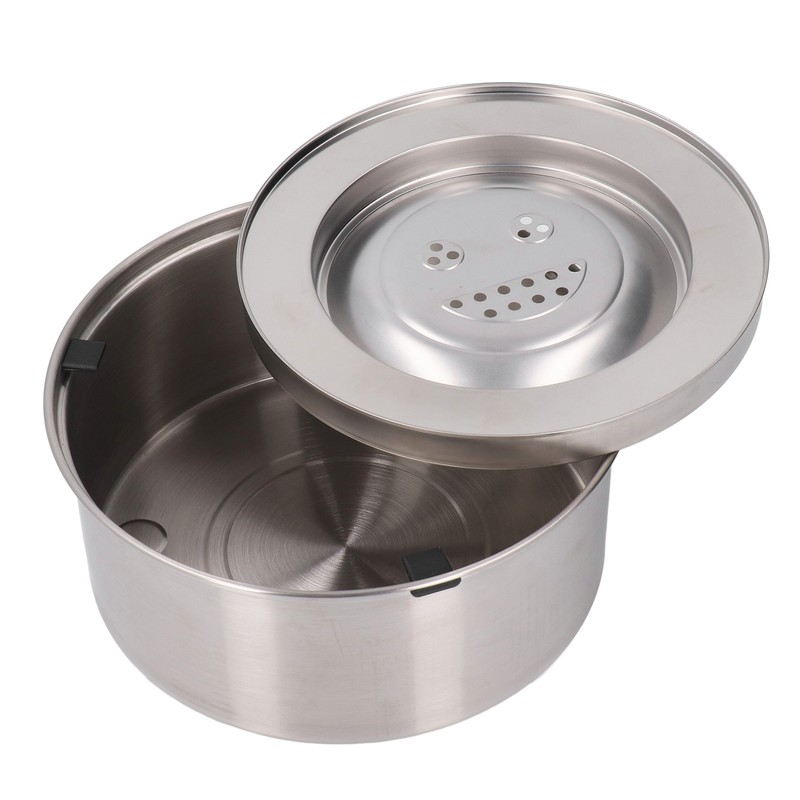 Dog Water Bowl Dispenser 304 Stainless Steel Spill Proof 3L