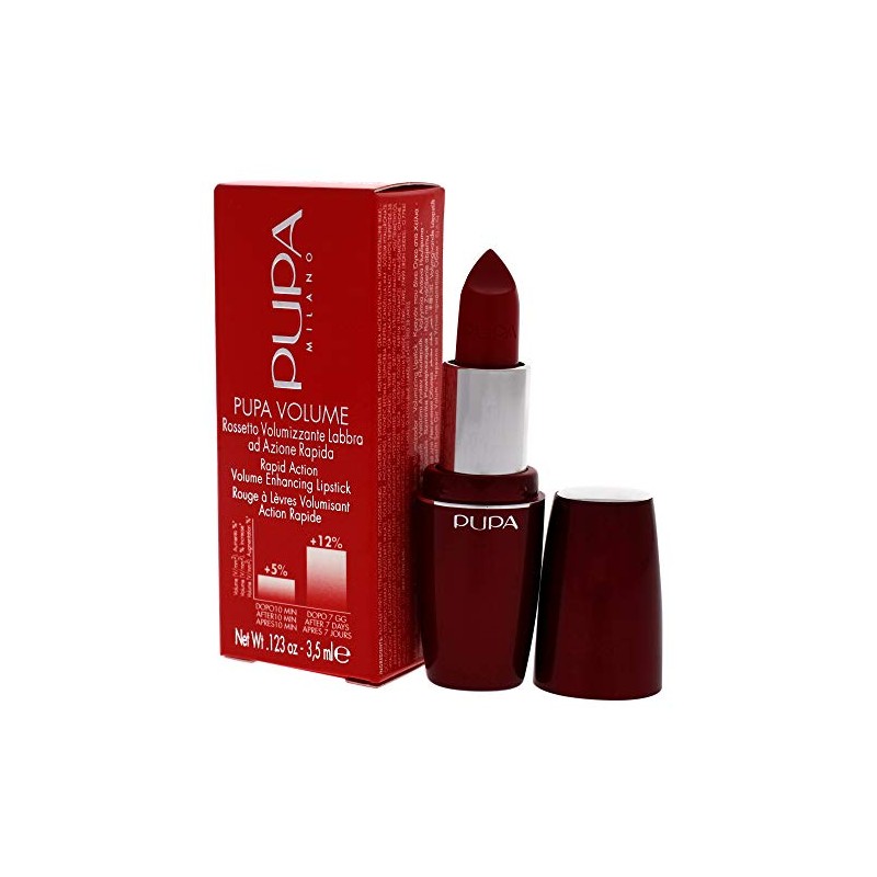 Pupa Milano Pupa Volume Lipstick, 401 Red Passion, 0.123 Oz