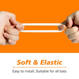 [5 Packs] Baseball Bat Grip Choke Up Rings for Youth Baseball Softball Teeball Tball Bat Choke Up Ring Bat Knob Baseball Bat Accessories - White