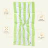 MOMOMUS Beach Towel Cotton - 100% Velour Cabana Stripes, Ultra