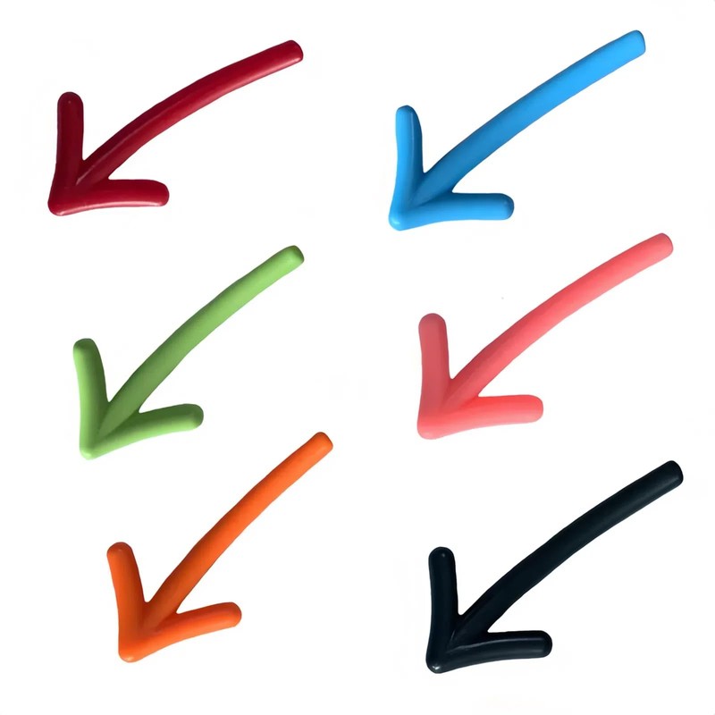 HannaFires 12PCS Creative Arrow Shaped Fridge Magnet Set– Fun 3D