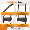 maXpeedingrods Rear Window Storage Panel Kit for Jeep Wrangler JL