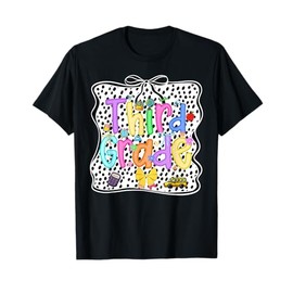 Third Grade Dalmatian Dots 3rd Grade Back To School Girls T-Shirt