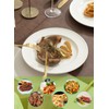 TAMAYKIM 10 Inch Porcelain Salad Dinner Plates 8 Pieces, Wide